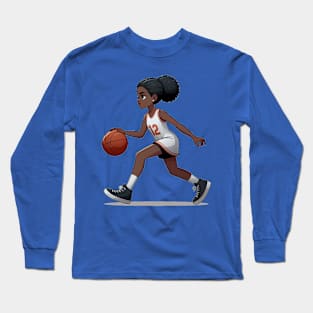 Female basketball player Long Sleeve T-Shirt